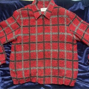 Vintage Alfred Dunner Red Plaid Jacket​